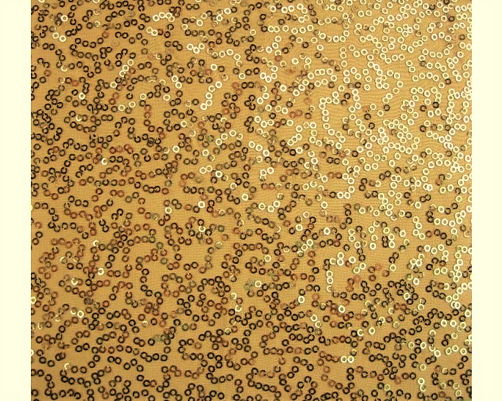 Luxury Sequin Dance Wear Stretch Lycra Fabric Material - GOLD - CRS Fur ...