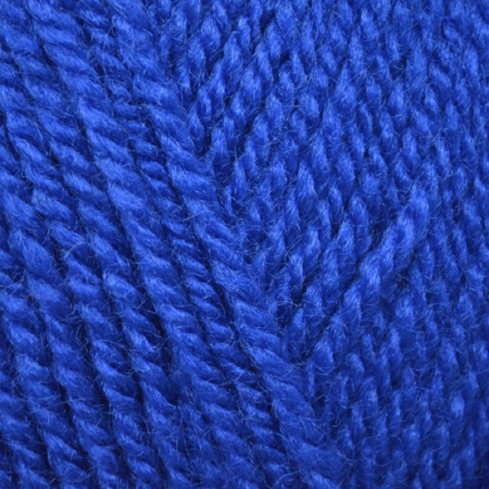 QUALITY Double Knitting 100g Wool Yarn ROYAL BLUE CRS Fur Fabrics