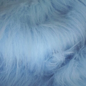Orange & White 4 Polar Bear Long Pile Fake Faux Fur Fabric By The Yard |  Faux Fur Material