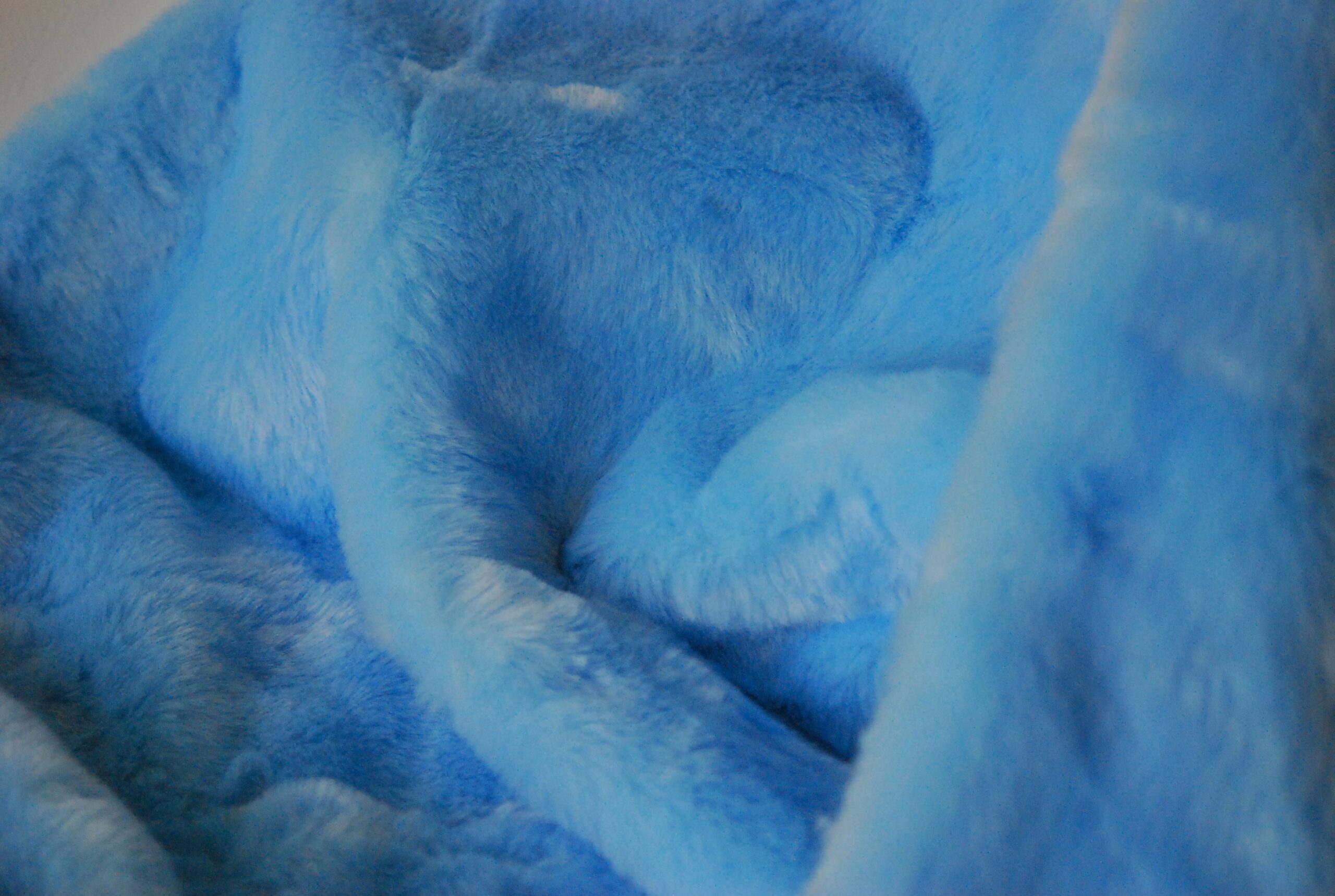 LUXURY Faux Fur Fabric Material - PALE BLUE - CRS Fur Fabrics