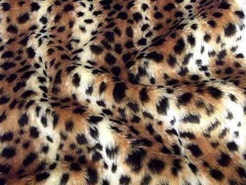 Animal Fun Faux Fur Fabric Material - BABY CHEETAH - CRS Fur Fabrics
