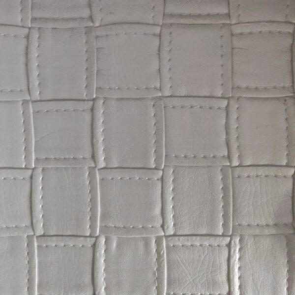 White on sale leatherette material