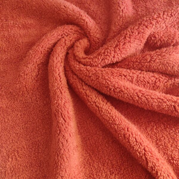 Superweicher Marys Lamm Sherpa Cuddlesoft Fleece Fabric Material-Karotte 