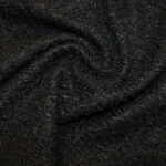 BLACK FRILLS Super Luxury Faux Fur Fabric Material 