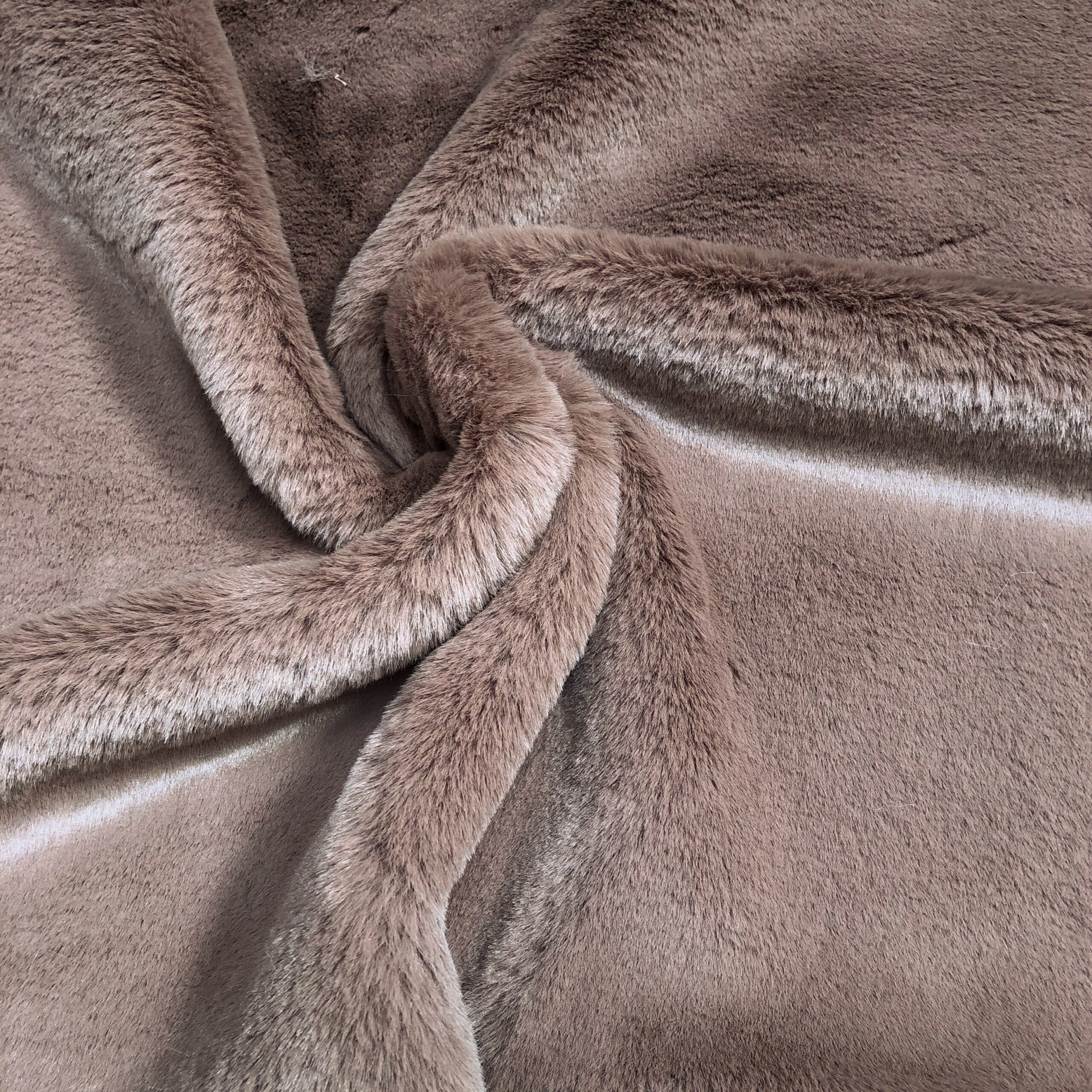 Super Luxury Faux Fur Fabric Material Super Soft Light Brown Crs Fur Fabrics 0574