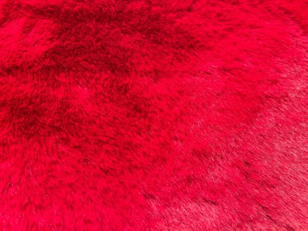 Super Luxury Faux Fur Fabric Material - PLUSH SUPER SOFT RED - CRS Fur  Fabrics