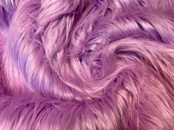 Super Luxury Faux Fur Fabric Material - EXTRA LONG LILAC - CRS Fur