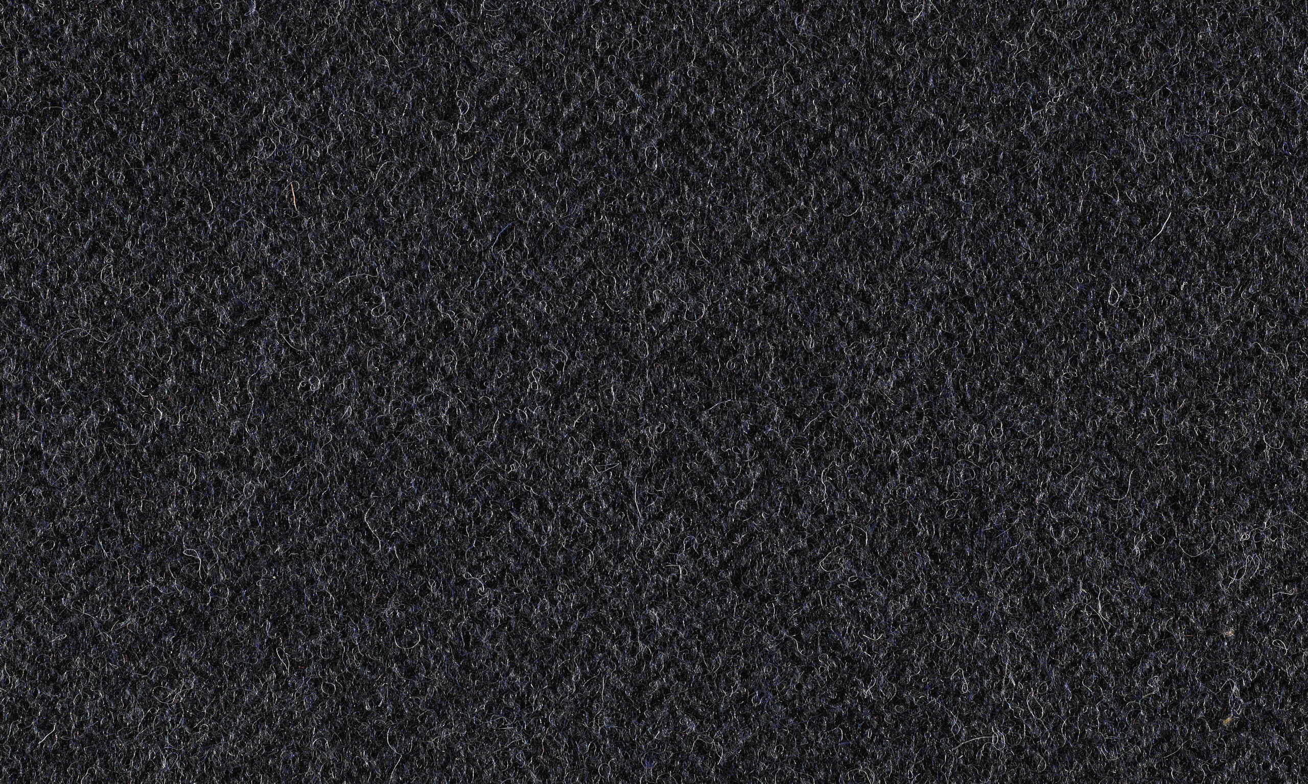 Pure Wool Shetland Herringbone Fabric Material - DENIM - CRS Fur Fabrics