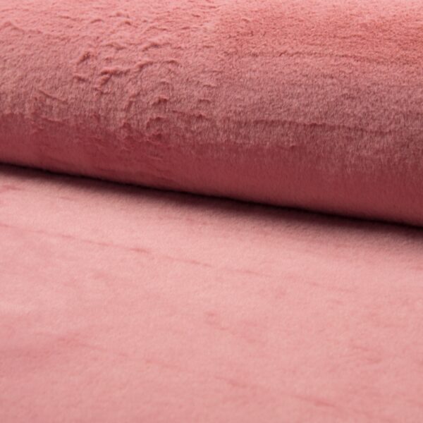 LUXURY Short Plush Super Soft Faux Fur Fabric Material RED 