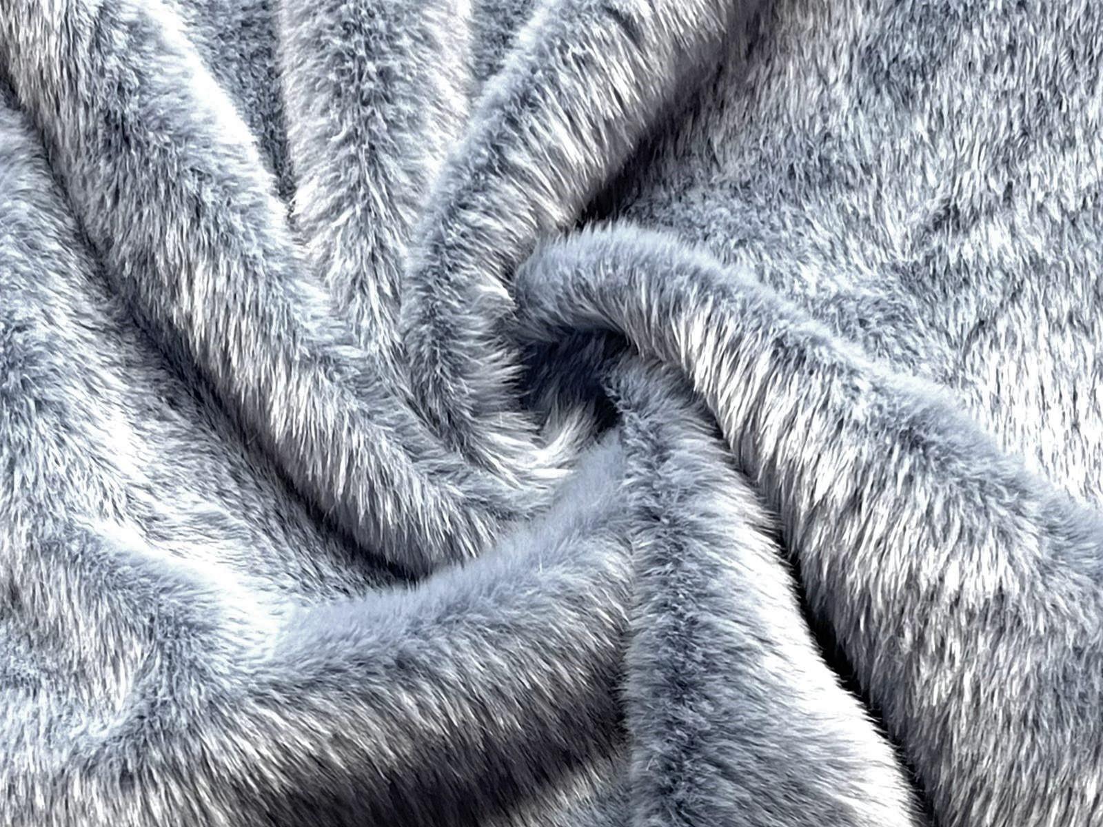 Super Luxury Faux Fur Fabric Material - PALMA VIOLET - CRS Fur Fabrics