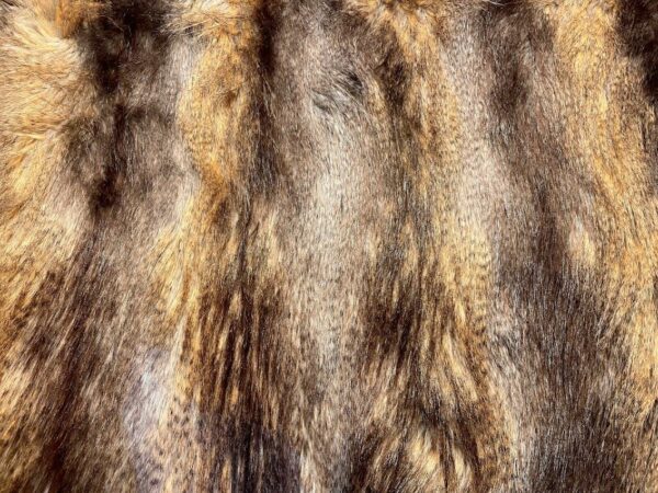 Super Luxury Faux Fur Fabric Material - BEIGE BROWN