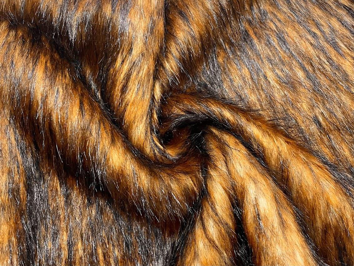 Super Luxury Faux Fur Fabric Material - GERMAN SHEPHERD