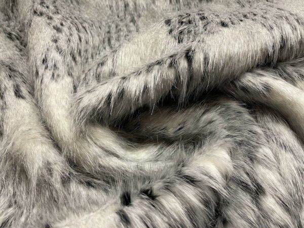 Super Luxury Faux Fur Fabric Material - EXTRA LONG GREY - CRS Fur