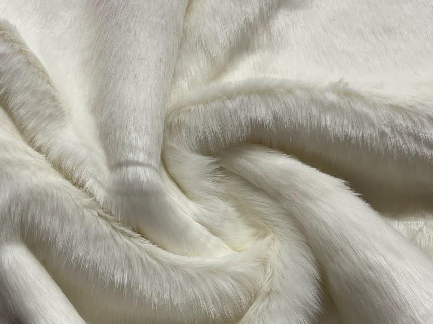 Super Luxury Faux Fur Fabric Material Off White Crs Fur Fabrics 2000